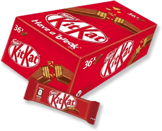 KIT-KAT 4 FINGER GM X18 PCS 41.5  BOX