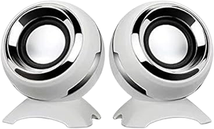 SMARTE-WIRED BOOKSHELF COMPUTER SPEAKERS BOTTOM DIAPHRAGM BASS HORNS FOR LAPTOP DESKTOP