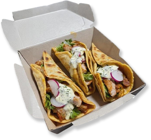 SHAWRMA 3 ROLLS (CHICKEN OR BEEF)