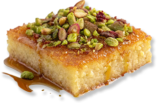 BASBOUSA WITH NUTS